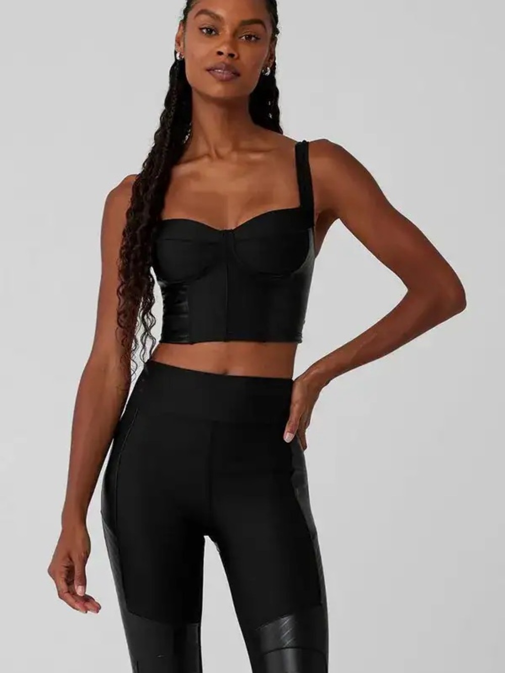 Alo Yoga Airlift Winter Warm Cropped Supermoto Tank